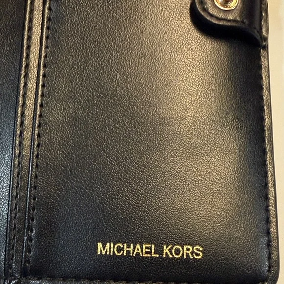 Michael Kors Animal Print and Black Clutch - Picture 3 of 16